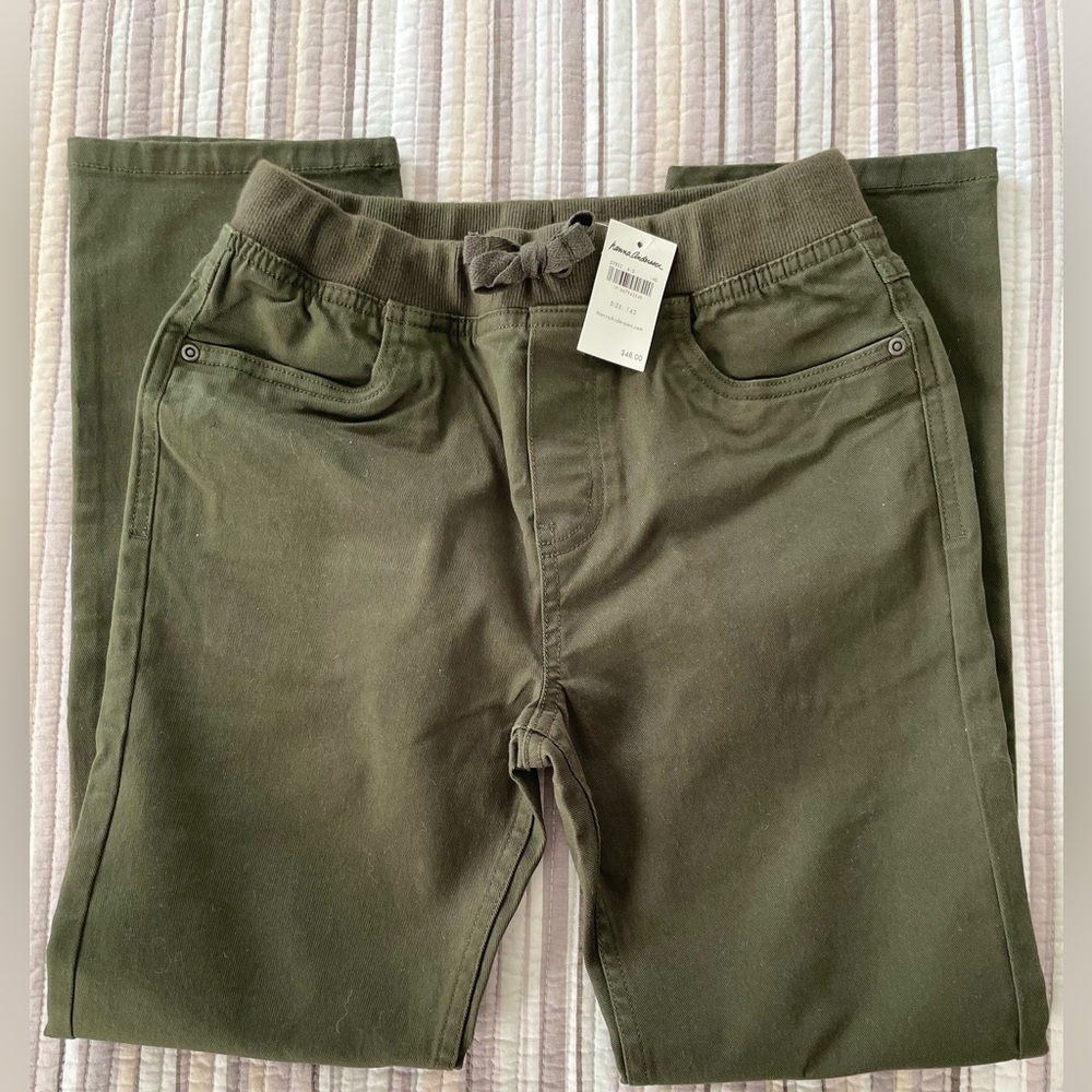 NWT Hannah Andersson Boys Size 10 Stretch Twill Pants